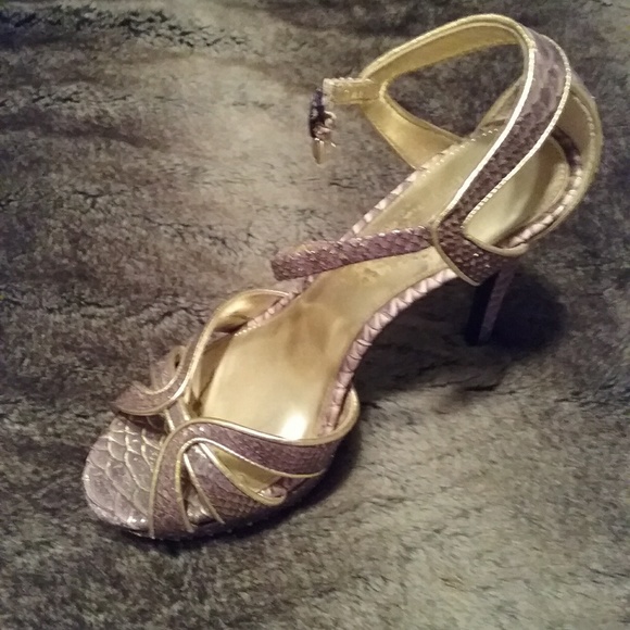Coach faux snake heels - Picture 3 of 3